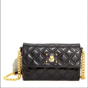Marc Jacobs Quilted Leather bag, Gold Chain Strap
